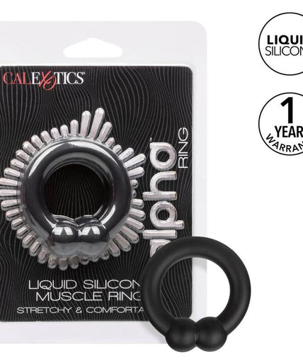 CALEXOTICS - ALPHA MUSCLE RING BLACK CALEXOTICS - ALPHA MUSCLE RING BLACK