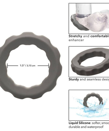 CALEXOTICS - ALPHA ERECT RING GREY CALEXOTICS - ALPHA ERECT RING GREY