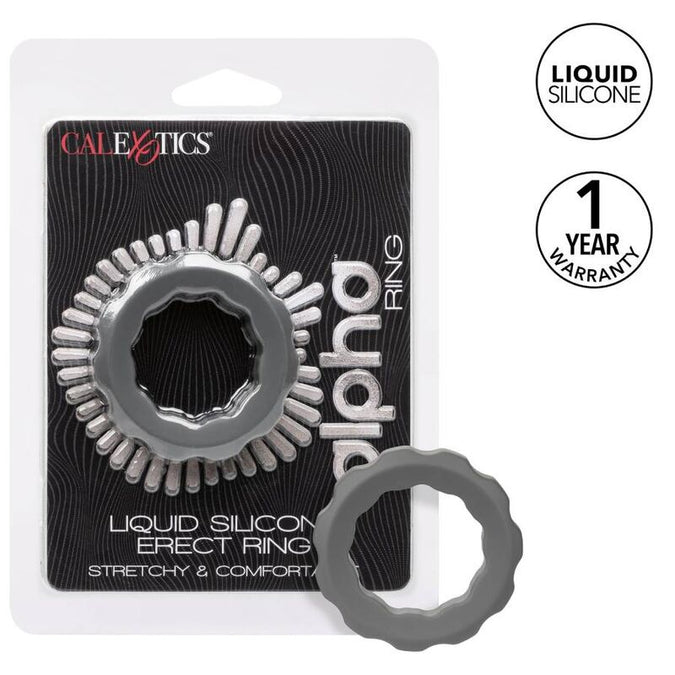 CALEXOTICS - ALPHA ERECT RING GRIJS