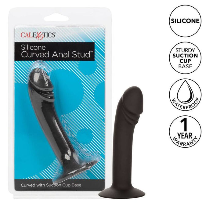 CalExotics – Silicone Curved Anal Stud with Suction Cup