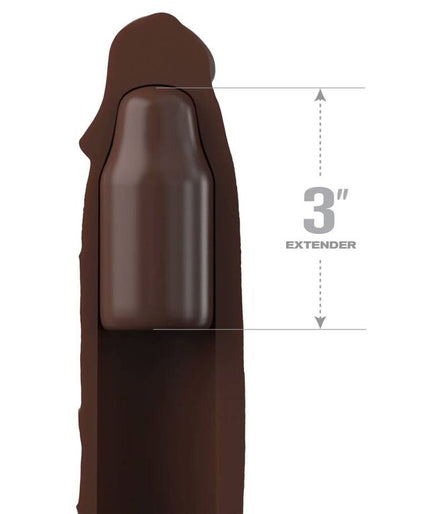FANTASY X-TENSIONS - PIPEDREAMS EXTENSION MET BAND 17,78 CM BRUIN FANTASY X-TENSIONS - PIPEDREAMS EXTENSION MET BAND 17,78 CM BRUIN