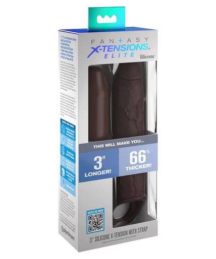 FANTASY X-TENSIONS - PIPEDREAMS EXTENSION MET BAND 17,78 CM BRUIN FANTASY X-TENSIONS - PIPEDREAMS EXTENSION MET BAND 17,78 CM BRUIN