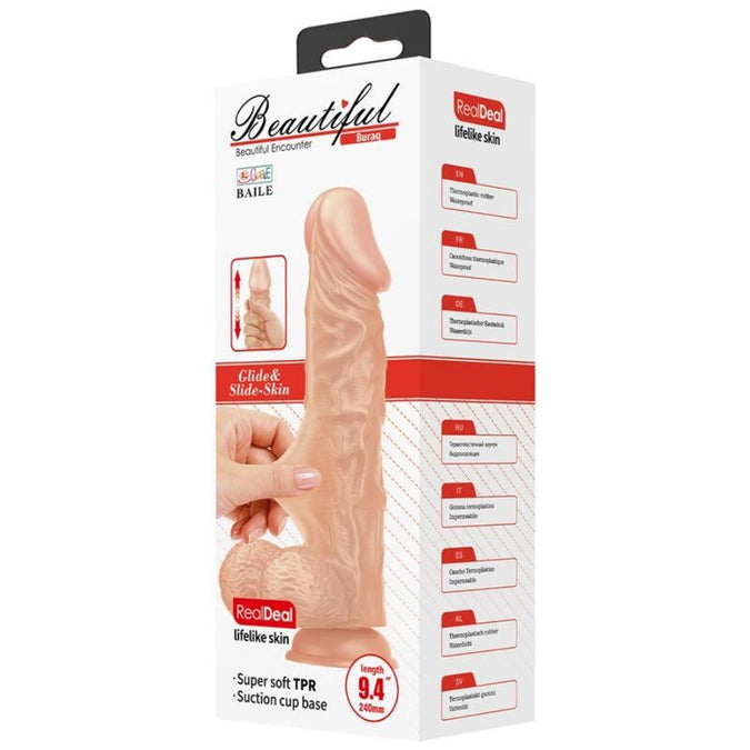 Baile – Beautiful Encounter Buraq Flexible Realistic Dildo Natural 24 cm