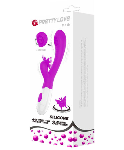 PRETTY LOVE - MOTH LICKING & VIBRATING LILAC PRETTY LOVE - MOTH LICKING & VIBRATING LILAC