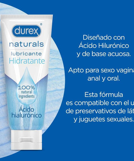 DUREX - NATURALS MOISTURIZING LUBE 100 ML DUREX - NATURALS MOISTURIZING LUBE 100 ML