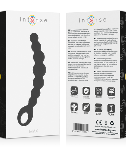 Intense – Anale kralen Max Zwart Intense – Anale kralen Max Zwart