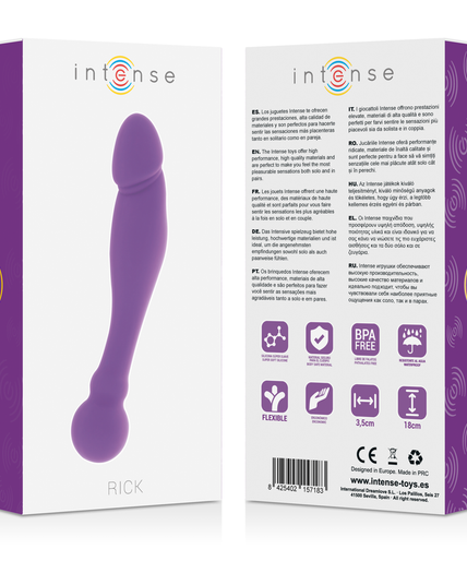INTENSE - SILICONE RICK DUAL LILAC INTENSE - SILICONE RICK DUAL LILAC