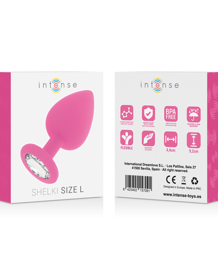 INTENSE - SHELKI L PLUG ANAL FUCHSIA INTENSE - SHELKI L PLUG ANAL FUCHSIA