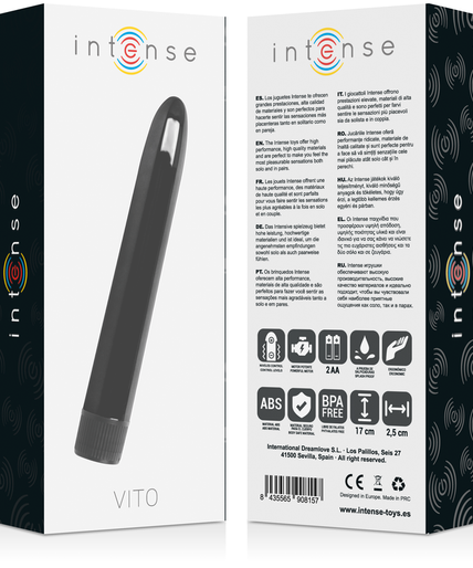 INTENSE - VITO BLACK VIBRATOR INTENSE - VITO BLACK VIBRATOR