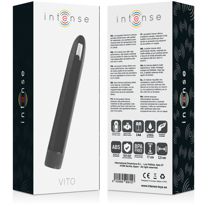 INTENSE - VITO ZWARTE VIBRATOR