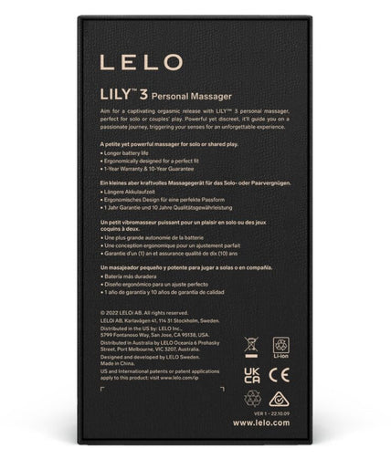 LELO – LILY 3 Personal Massager – Lilac LELO – LILY 3 Personal Massager – Lilac