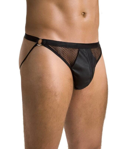 PASSION - 034 SLIP OPEN LUKE BLACK L/XL PASSION - 034 SLIP OPEN LUKE BLACK L/XL