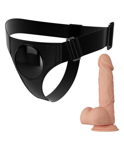 PRETTY LOVE - HARNESS BRIEFS UNIVERSAL HARNESS WITH DILDO JERRY 21.8 CM NATURAL PRETTY LOVE - HARNESS BRIEFS UNIVERSAL HARNESS WITH DILDO JERRY 21.8 CM NATURAL