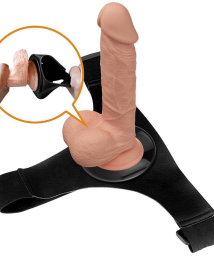 PRETTY LOVE - HARNESS BRIEFS UNIVERSAL HARNESS WITH DILDO JERRY 21.8 CM NATURAL PRETTY LOVE - HARNESS BRIEFS UNIVERSAL HARNESS WITH DILDO JERRY 21.8 CM NATURAL
