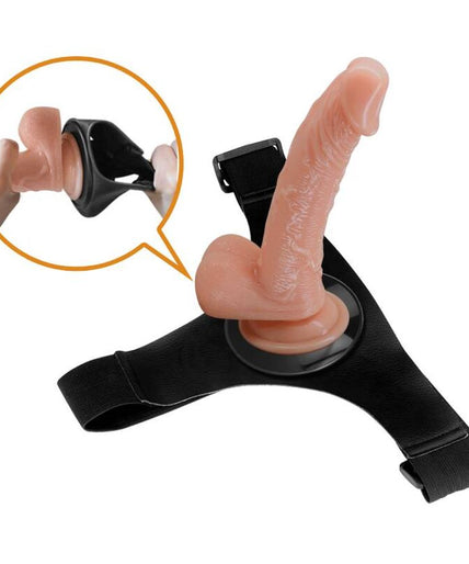 PRETTY LOVE - HARNESS BRIEFS UNIVERSAL HARNESS WITH DILDO KEVIN 19 CM NATURAL PRETTY LOVE - HARNESS BRIEFS UNIVERSAL HARNESS WITH DILDO KEVIN 19 CM NATURAL