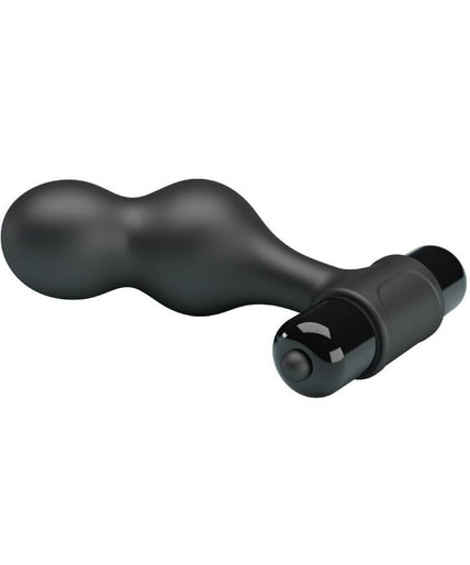 MR PLAY - BLACK SILICONE VIBRATOR ANAL PLUG MR PLAY - BLACK SILICONE VIBRATOR ANAL PLUG