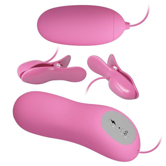 Pretty Love – Pinzette mit Vibration und pinkem Elektroschock