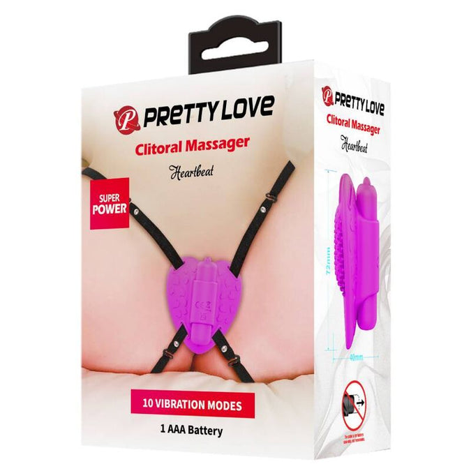 PRETTY LOVE - HARTKLOP CLITORISMASSAGEUR 10 TRILLINGSMODI PAARS