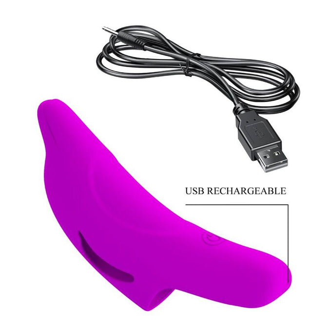 Pretty Love – Delphini kraftvoller lila Fingersimulator