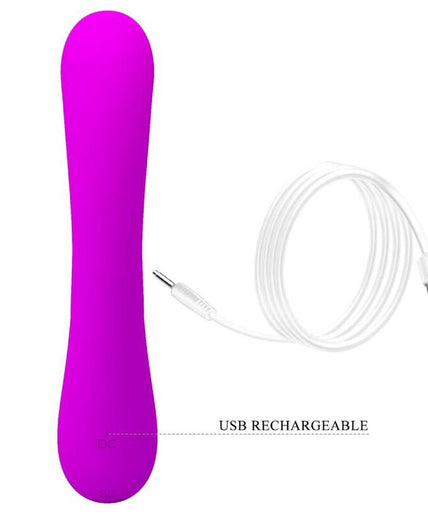 PRETTY LOVE - SINCERE SILICONE CLITORAL VIBRATOR AND SUCKER PURPLE PRETTY LOVE - SINCERE SILICONE CLITORAL VIBRATOR AND SUCKER PURPLE
