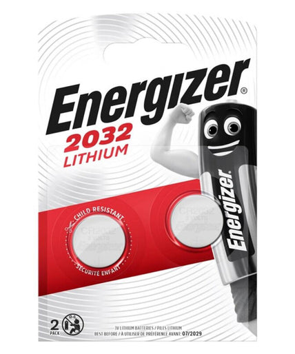 ENERGIZER - BATTERY LITHIUM BUTTON CR2032 3V 2 UNIT ENERGIZER - BATTERY LITHIUM BUTTON CR2032 3V 2 UNIT