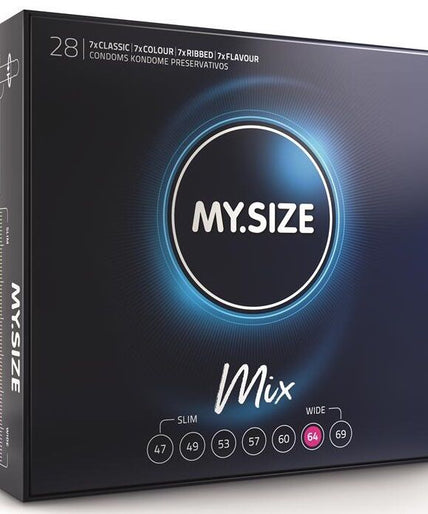 My Size – Mix Kondome 64 Mm 28 Stück My Size – Mix Kondome 64 Mm 28 Stück