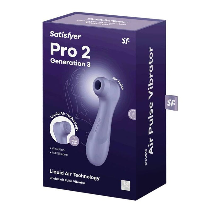 Satisfyer – Pro 2 Generation 3 Liquid Air Technology Lilac