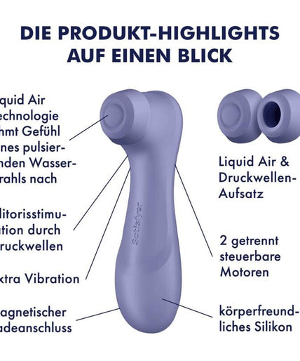Satisfyer – Pro 2 Generatie 3 Liquid Air Technology Lilac Satisfyer – Pro 2 Generatie 3 Liquid Air Technology Lilac