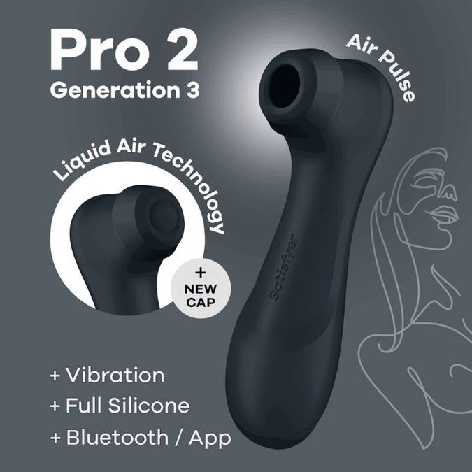Satisfyer – Pro 2 Generatie 3 Zwart Bluetooth & App