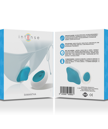 INTENSE - SAMANTHA PANTIE REMOTE CONTROL BLUE INTENSE - SAMANTHA PANTIE REMOTE CONTROL BLUE