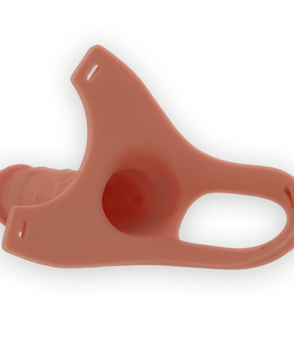 INTENSE - HOLLOW HARNESS WITH SILICONE DILDO 16 X 3.5 CM INTENSE - HOLLOW HARNESS WITH SILICONE DILDO 16 X 3.5 CM