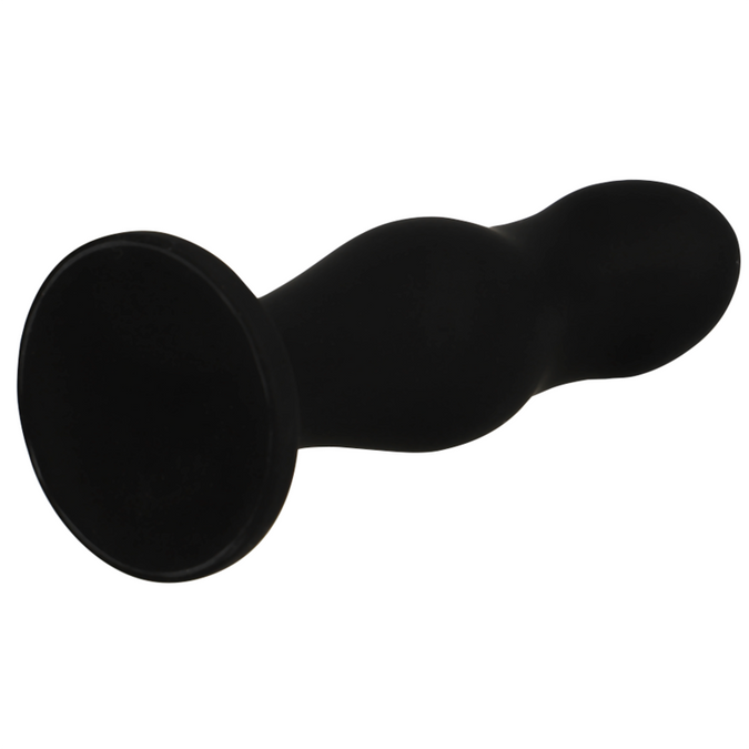 ZWART & ZILVER - SEAN PLUG ANAL PREMIUM SILICONE ZWART