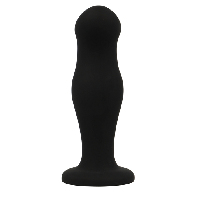 ZWART & ZILVER - SEAN PLUG ANAL PREMIUM SILICONE ZWART
