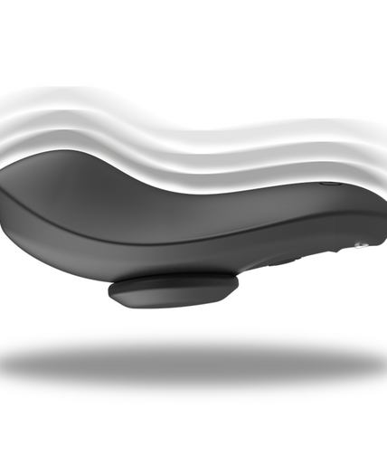 BLACK&SILVER - PRESTON RECHARGEABLE SILICONE VIBRATOR PANTIE BLACK BLACK&SILVER - PRESTON RECHARGEABLE SILICONE VIBRATOR PANTIE BLACK