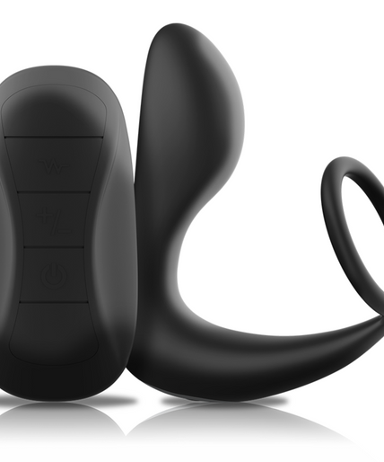 BLACK&SILVER - REMOTE CONTROL ANAL MASSAGER RECHARGEABLE SILICONE BLACK BLACK&SILVER - REMOTE CONTROL ANAL MASSAGER RECHARGEABLE SILICONE BLACK