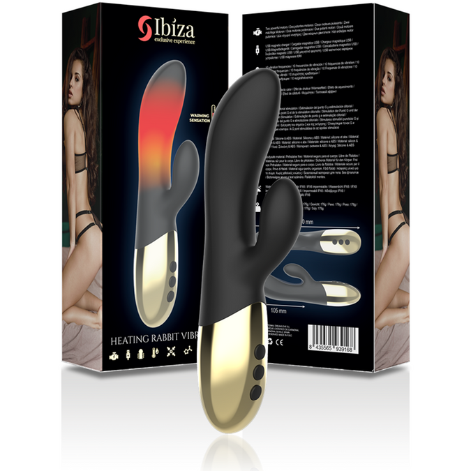 IBIZA - VERWARMDE KONIJNEN VIBRATOR