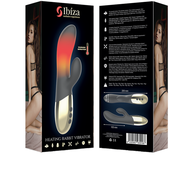 IBIZA - VERWARMDE KONIJNEN VIBRATOR
