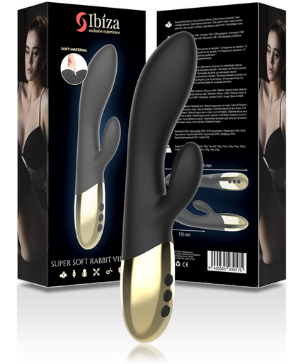 IBIZA - SUPER SOFT RABBIT VIBRATOR IBIZA - SUPER SOFT RABBIT VIBRATOR