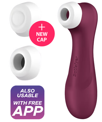 Satisfyer – Pro 2 Generatie 3 Wijnrood Bluetooth & App Satisfyer – Pro 2 Generatie 3 Wijnrood Bluetooth & App