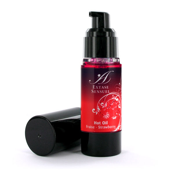 Extase Sensual – Aardbeienwarmte Stimulerende Olie 30 ml