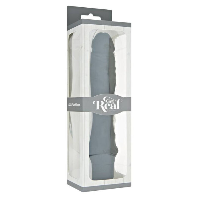 GET REAL - KLASSIEKE GROTE ZWARTE VIBRATOR