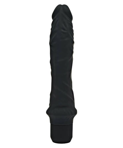 GET REAL - CLASSIC LARGE BLACK VIBRATOR GET REAL - CLASSIC LARGE BLACK VIBRATOR