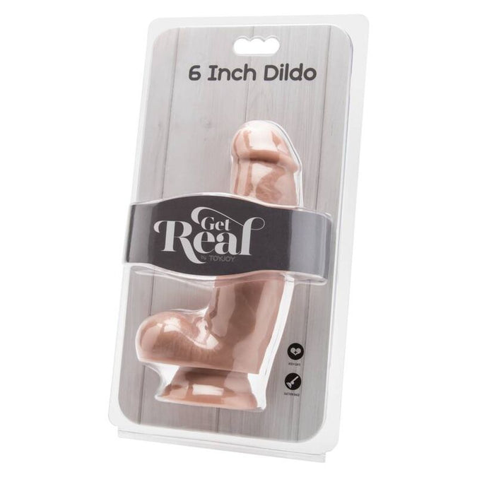 GET REAL - DILDO 12 CM MET BALLEN HUID