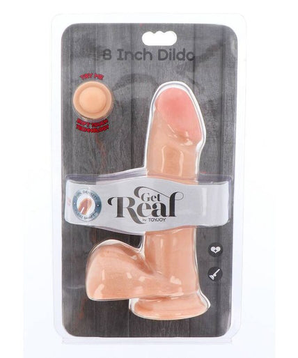GET REAL - DUAL DENSITY DILDO 18 CM BALLS SKIN GET REAL - DUAL DENSITY DILDO 18 CM BALLS SKIN