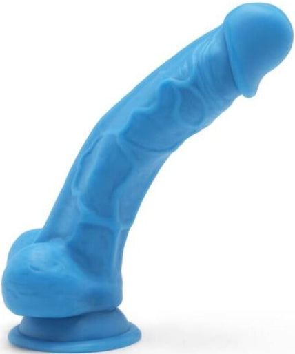 GET REAL - HAPPY DICKS 19 CM WITH BALLS BLUE GET REAL - HAPPY DICKS 19 CM WITH BALLS BLUE