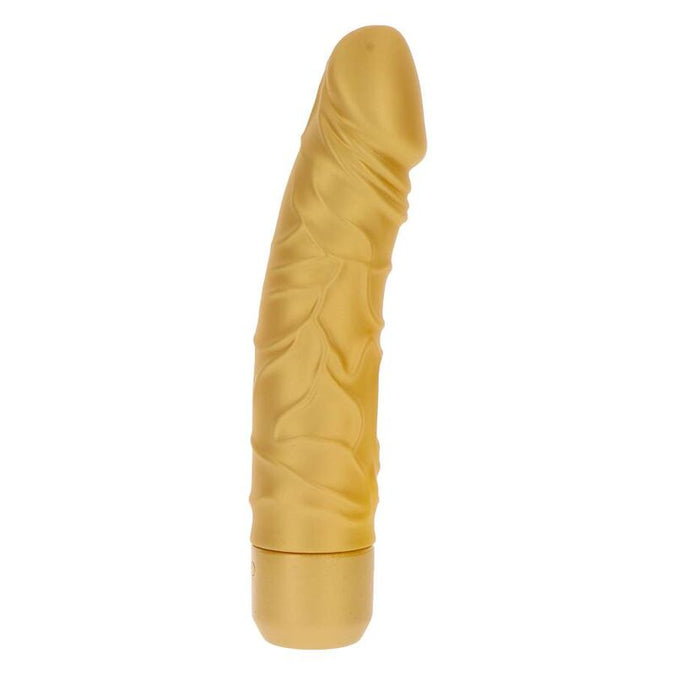 GET REAL - GOLD DICKER ORIGINELE VIBRATOR GOUD