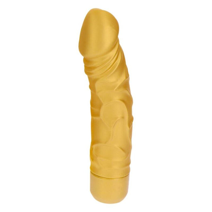 GET REAL - GOLD DICKER ORIGINELE VIBRATOR GOUD