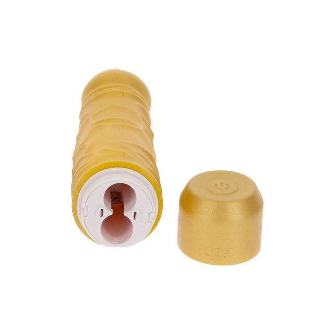 GET REAL - GOLD DICKER ORIGINELE VIBRATOR GOUD