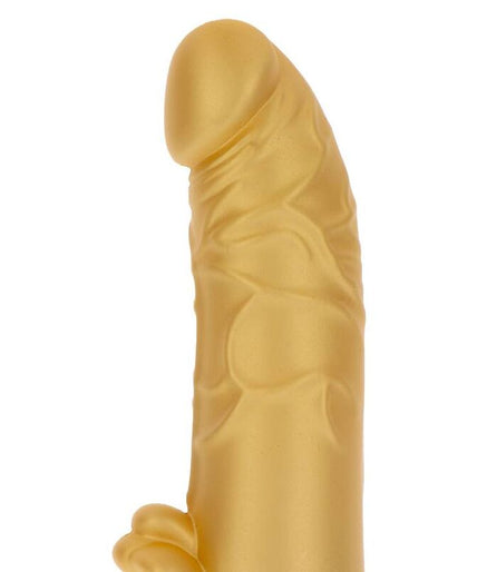 GET REAL - GOLD DICKER STIM VIBRATOR GOLD GET REAL - GOLD DICKER STIM VIBRATOR GOLD