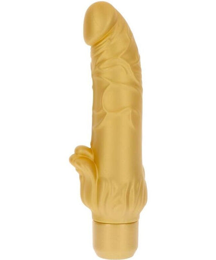 GET REAL - GOLD DICKER STIM VIBRATOR GOLD GET REAL - GOLD DICKER STIM VIBRATOR GOLD